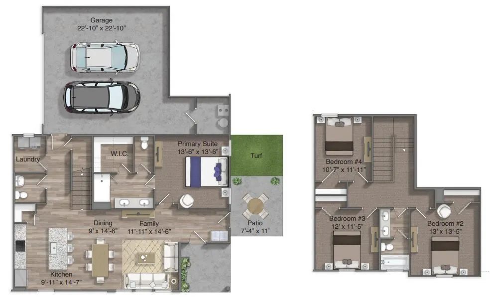 Canvas on Founders Hill Houston Apartment Floor Plan 7