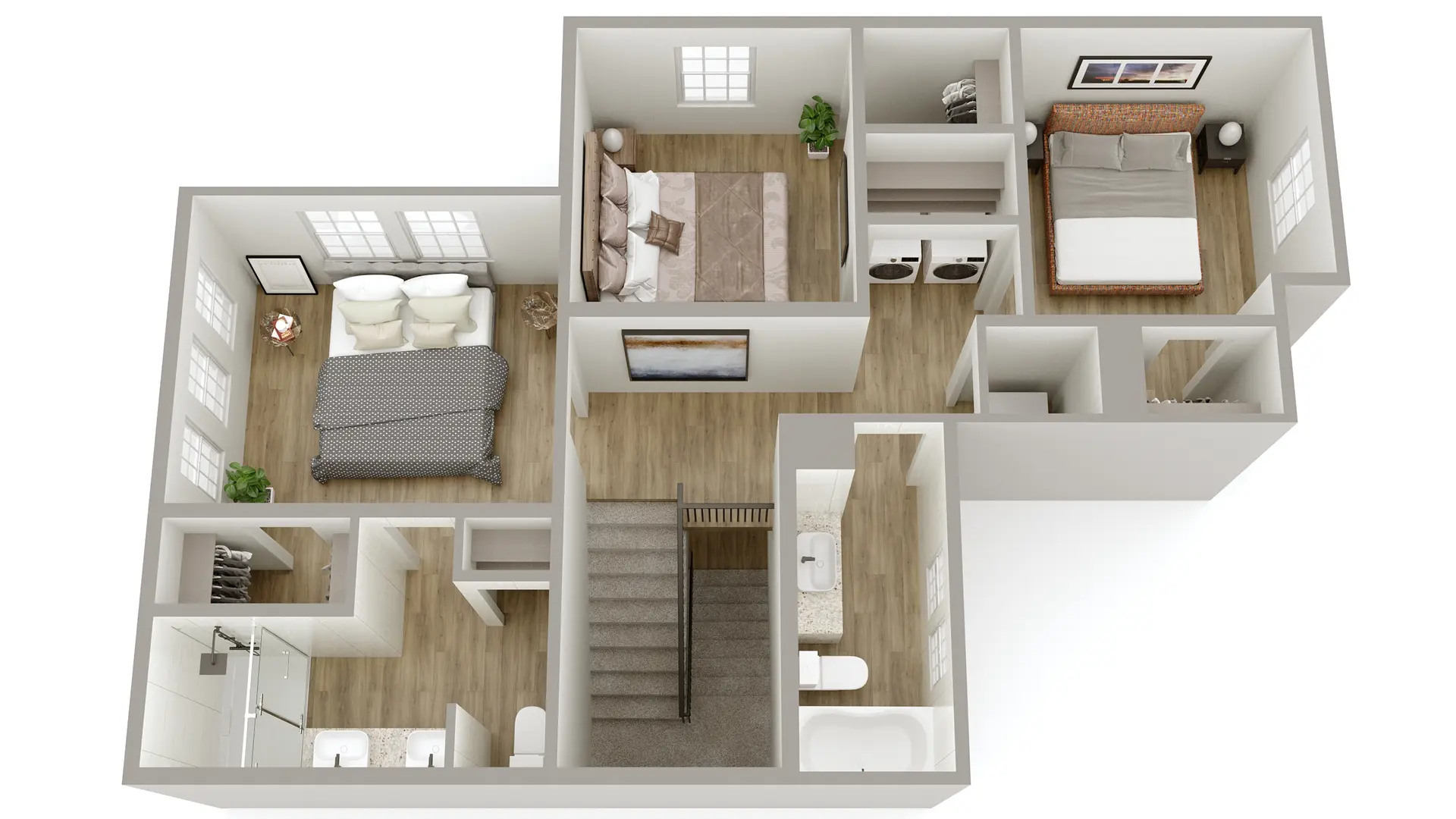 Millers at Elyson Houston Apartment Floor Plan 2