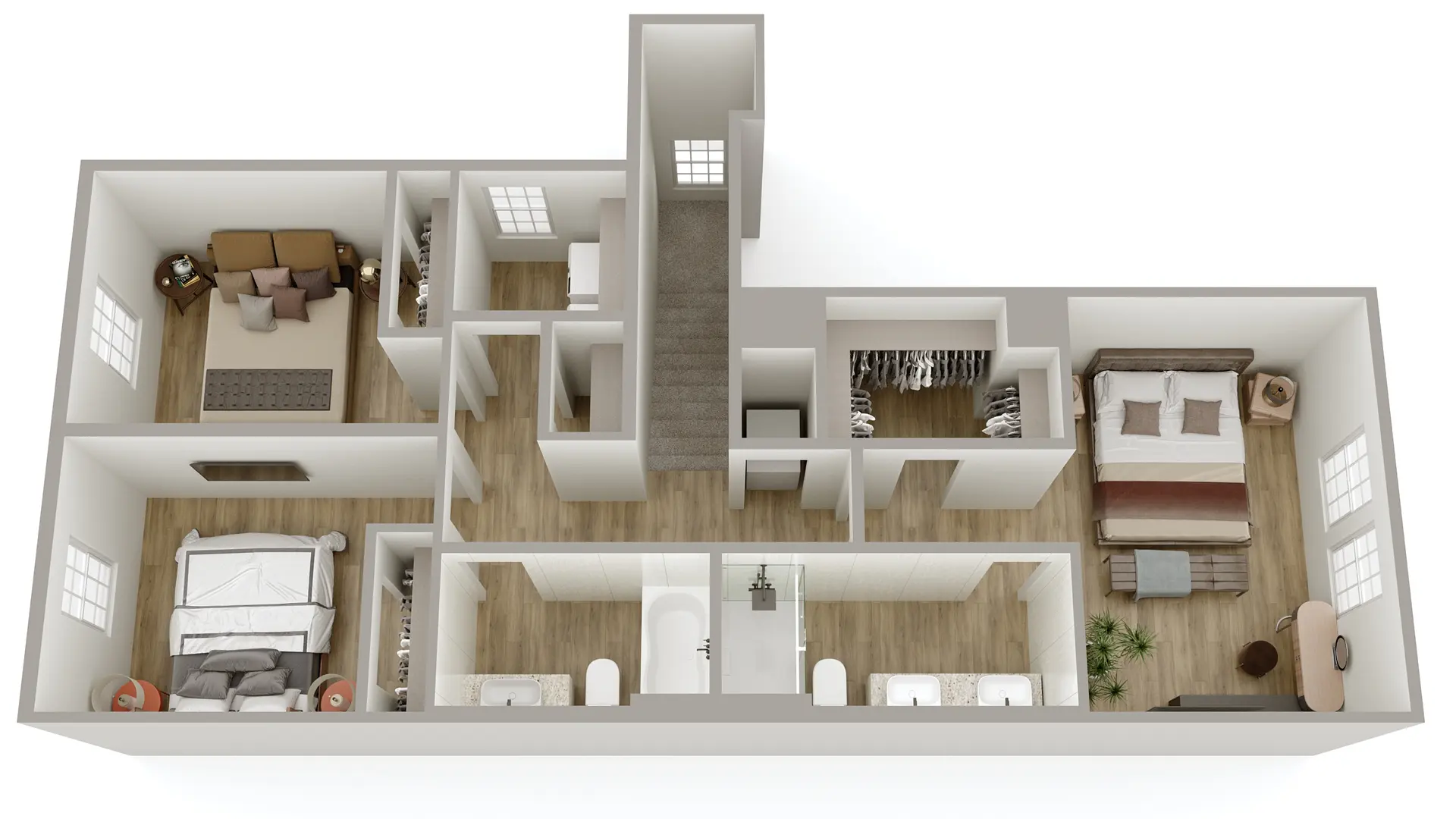 Millers at Elyson Houston Apartment Floor Plan 3