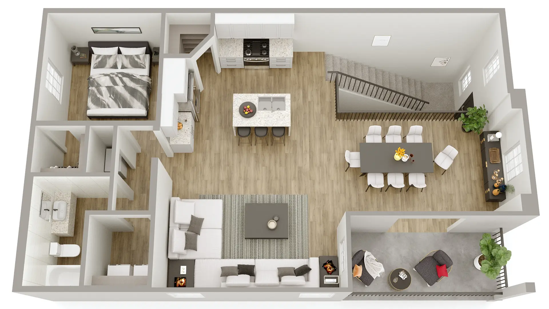 Millers at Elyson Houston Apartment Floor Plan 4