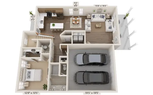 Mirella Apartments Houston Floor Plan 7