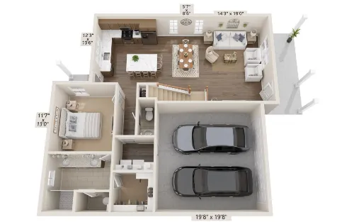 Mirella Apartments Houston Floor Plan 8