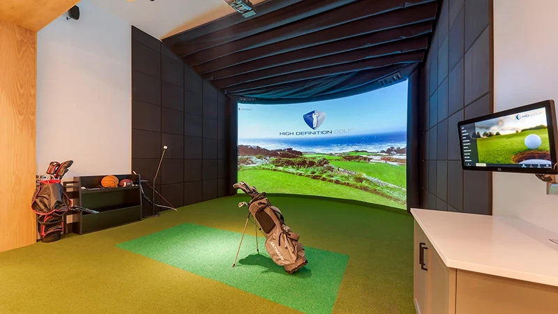 The Howard Apartments Golf Simulator