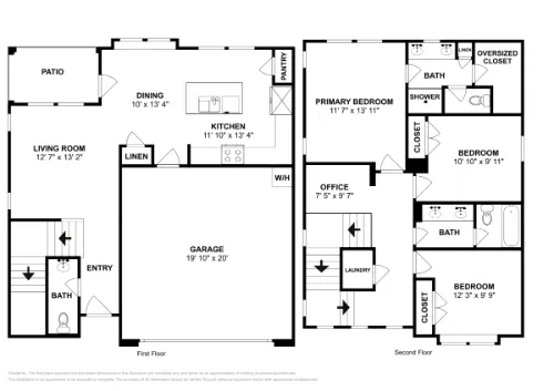 Tricon Peek Road Apartment Houston Floor Plan 1