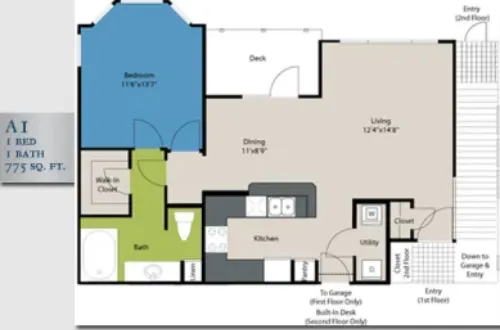 Barton Creek Villas floorplan 1