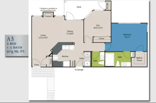 Barton Creek Villas floorplan 3
