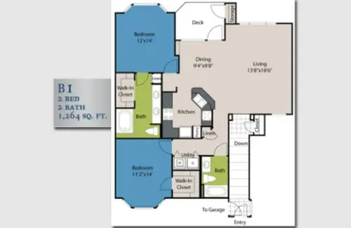 Barton Creek Villas floorplan 4