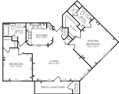 Brookdale Westlake Hills floorplan 11