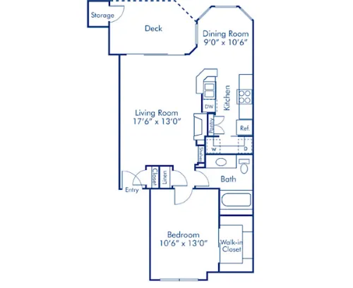 Camden Gaines Ranch floorplan 2