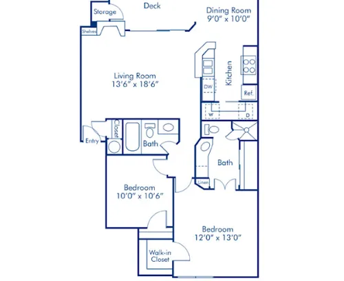 Camden Gaines Ranch floorplan 5