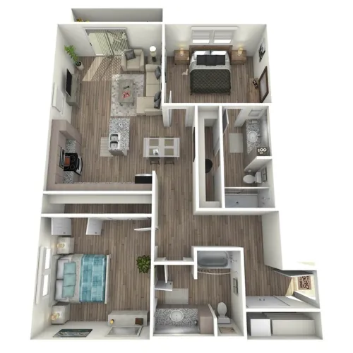 Edison Austin floorplan 2