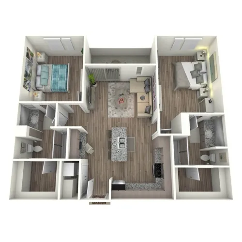 Edison Austin floorplan 4