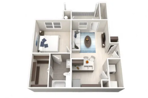 Ethos Apartment floor plan 1