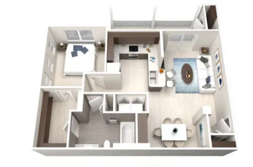 Ethos Apartment floor plan 2