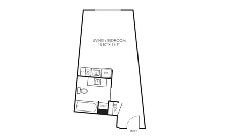 The Levy Apartments FloorPlan 1