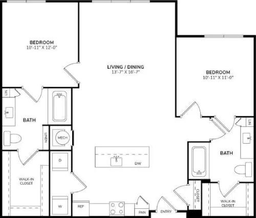 Windsor South Lamar floorplan 11