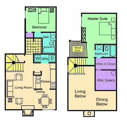Woodwillow Townhomes floorplan 4