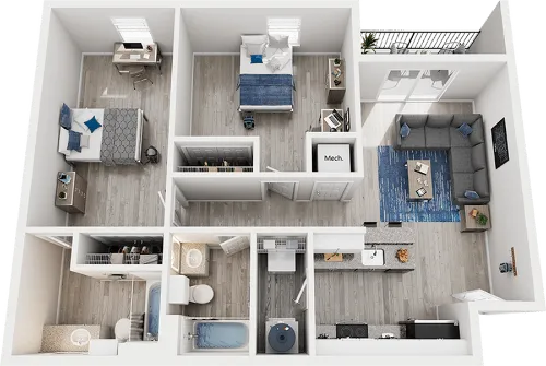 21 Pearl floorplan 4