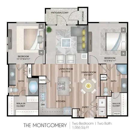 Centreport Lake Apartments FloorPlan 10