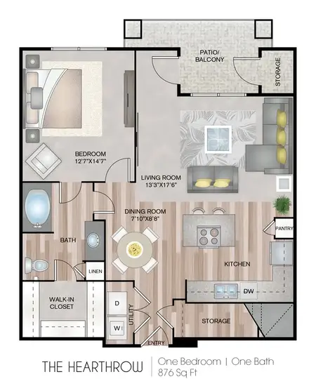 Centreport Lake Apartments FloorPlan 3