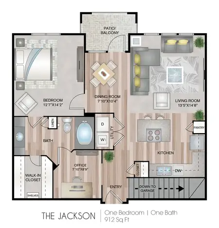 Centreport Lake Apartments FloorPlan 6
