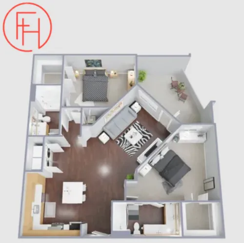 Farmhouse Apartments floorplan 10
