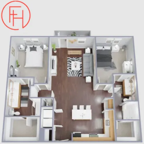 Farmhouse Apartments floorplan 11