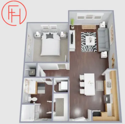 Farmhouse Apartments floorplan 4