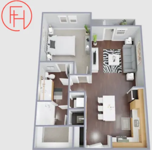 Farmhouse Apartments floorplan 5