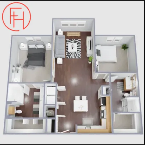 Farmhouse Apartments floorplan 7