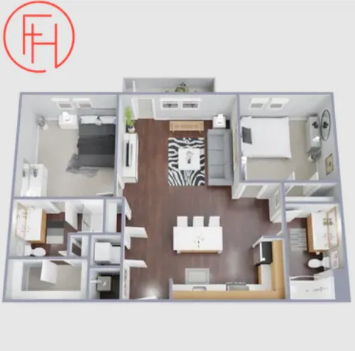 Farmhouse Apartments floorplan 8