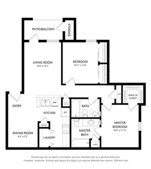 Franklin Park floor plan 1