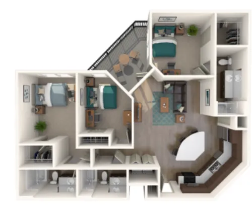 GrandMarc Austin floorplan 6