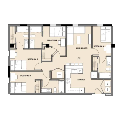 Inspire on 22nd floorplan 12