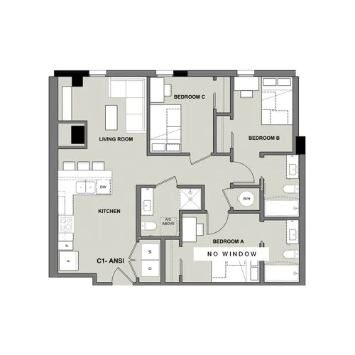 Inspire on 22nd floorplan 4