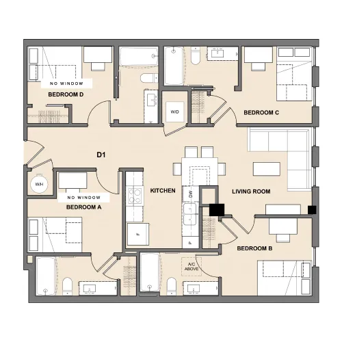 Inspire on 22nd floorplan 9