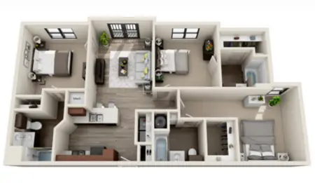Midtown 905 Apartments FloorPlan 3
