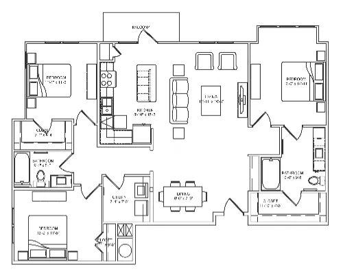 Ocotillo Apartments floorplan 10
