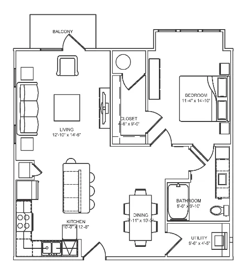 Ocotillo Apartments floorplan 10