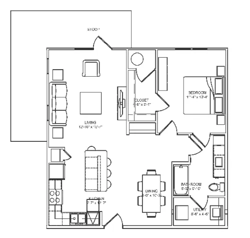 Ocotillo Apartments floorplan 11