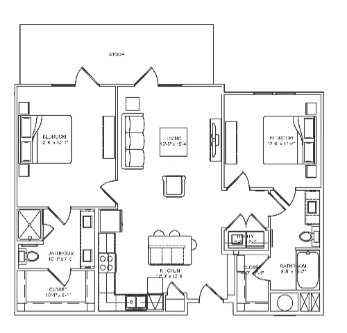 Ocotillo Apartments floorplan 3