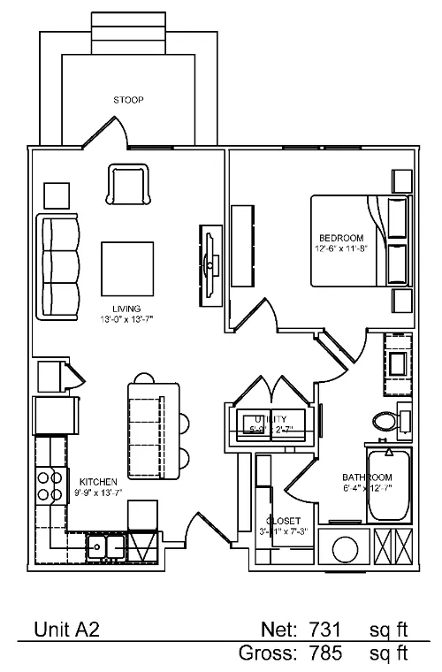 Ocotillo Apartments floorplan 3
