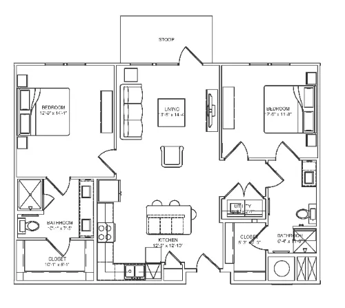 Ocotillo Apartments floorplan 7