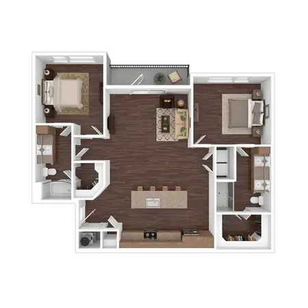 Potranco Commons Apartments FloorPlan 5
