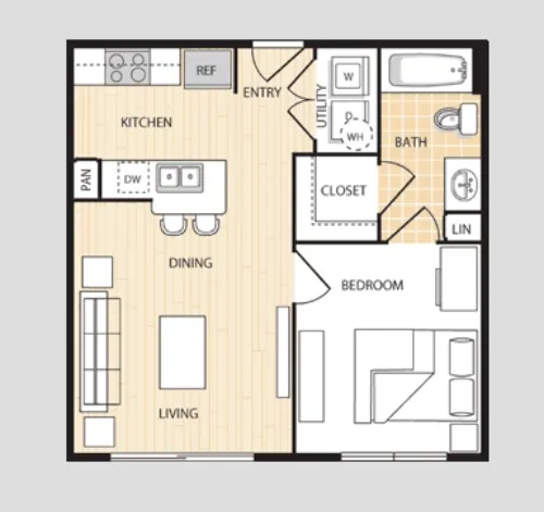 Quarters Montgomery House floorplan 2