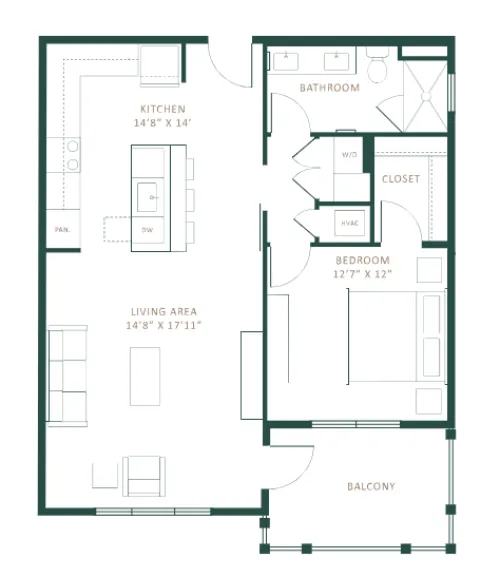 Saint June Apartments floorplan 2