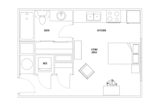 Texan and Vintage floor plan 1