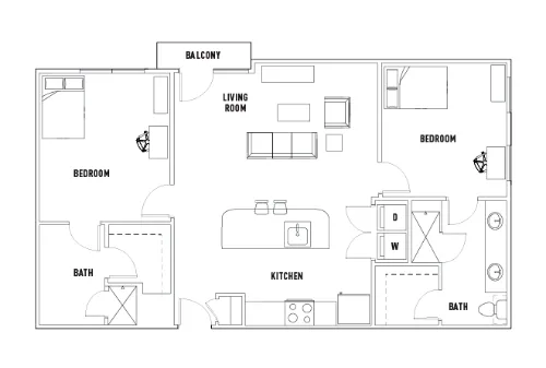 Texan and Vintage floor plan 14