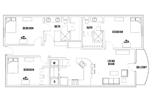 Texan and Vintage floor plan 15