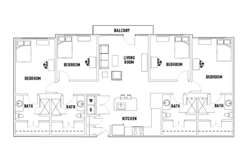 Texan and Vintage floor plan 20